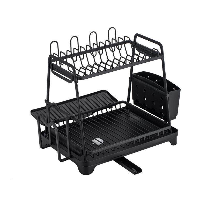 家厂直销铝制厨房架KMT铝合金双层加架厚拆装沥水碗碟厨房置物碟,淘宝优惠券,粉丝福利购,淘宝优惠卷