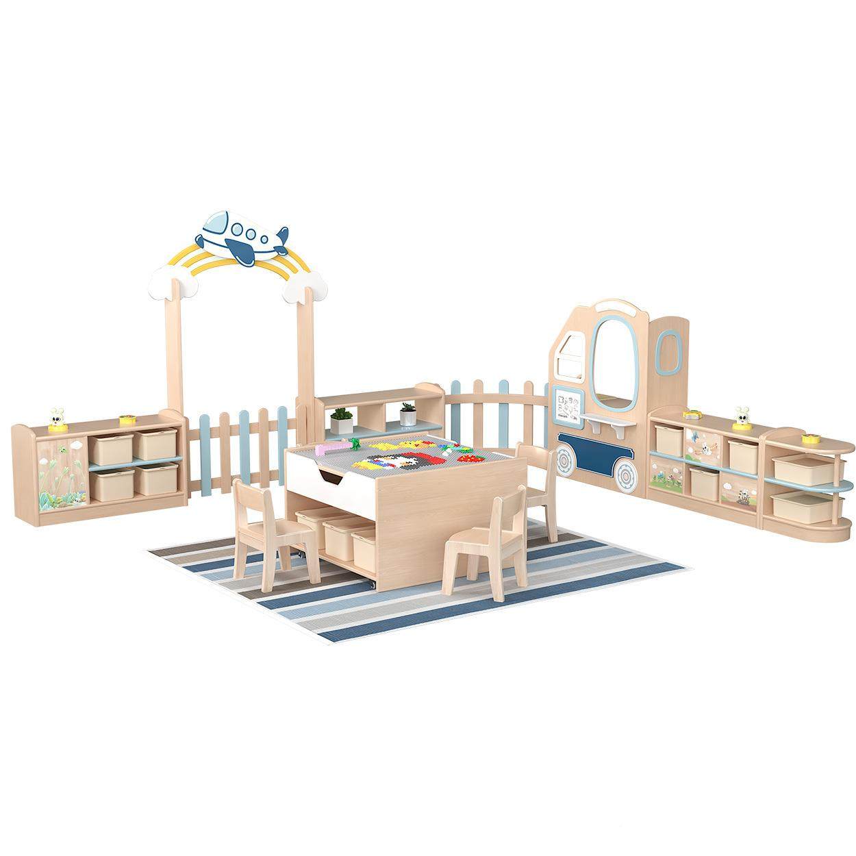 幼儿园13167城市梦想家系玩功具柜教托育多能区角组合柜收纳储物,淘宝优惠券,粉丝福利购,淘宝优惠卷