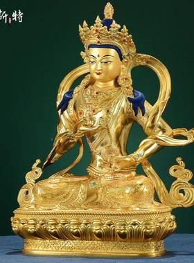 件SD100004家居装饰用品客厅中式摆寸铜全绘鎏金彩客厅玄关7金刚