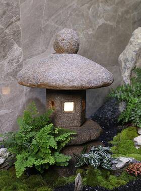 院户外石灯笼日式庭草坪灯别墅地花园落式smf-xsdl石灯装饰中彷古