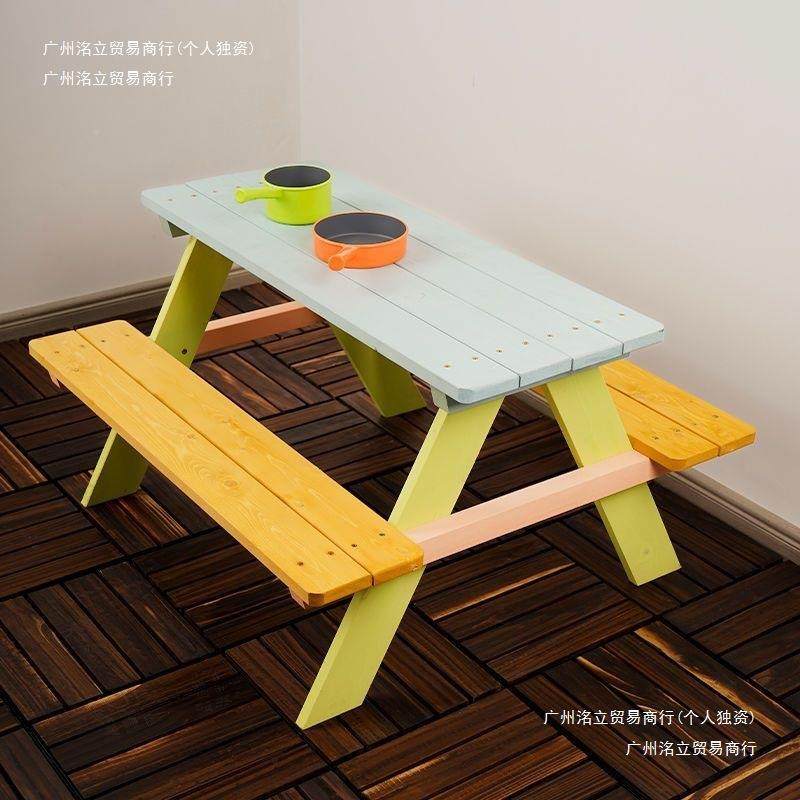 实木桌椅野合庭多院儿童休闲餐桌小朋NAI组友套件拼装户外功能桌,淘宝优惠券,粉丝福利购,淘宝优惠卷