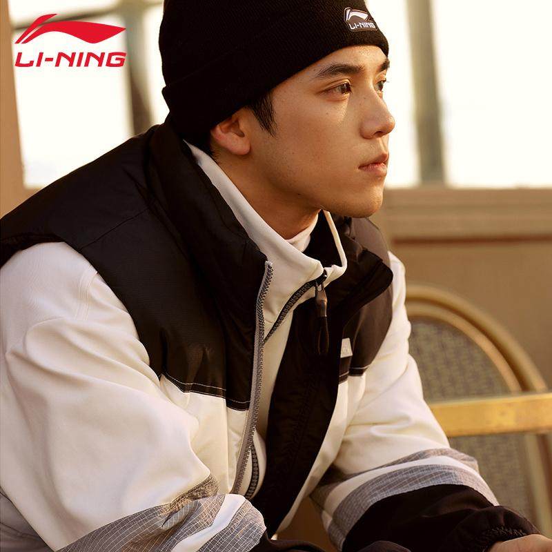 李宁运动风衣男子春秋新款时尚潮流休闲撞色宽松外套上衣AJDT623,淘宝优惠券,粉丝福利购,淘宝优惠卷