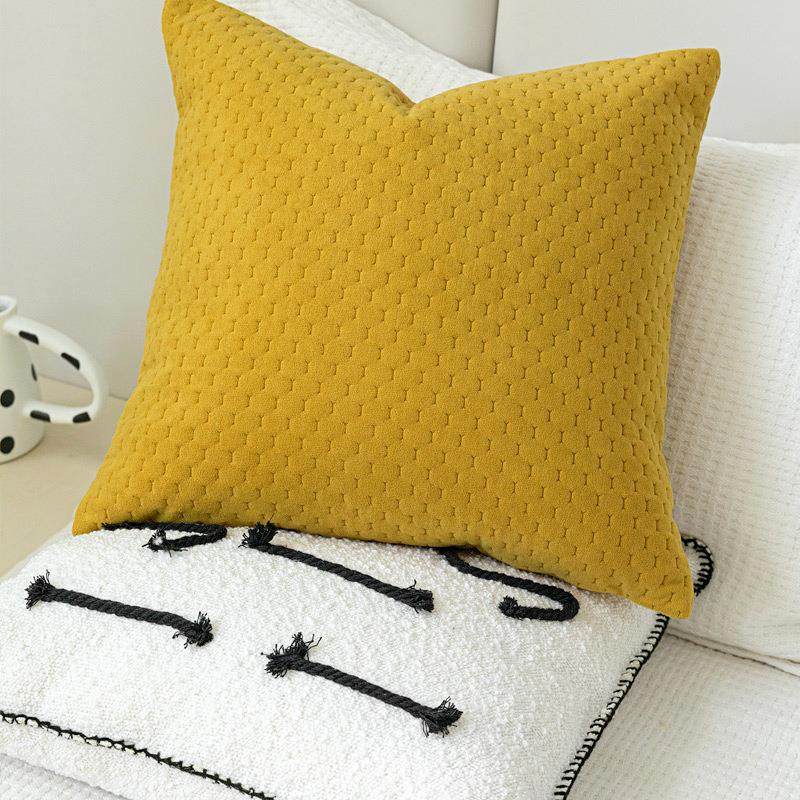 现代北欧简约儿童样板间床旗抱枕黄色系展厅酒店床品多件套床尾巾,淘宝优惠券,粉丝福利购,淘宝优惠卷