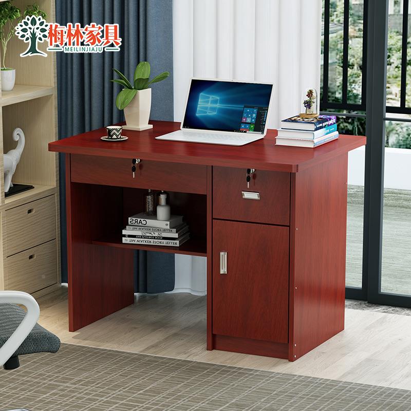 书80cm长桌家用屉小户型1米写字桌公学生F9566S5H办桌迷你带锁带 - 图0