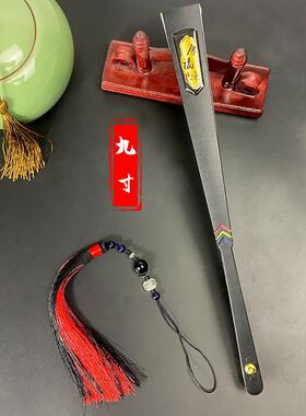 新款9寸合金扇子中国风绢布金属折扇精美流苏功夫舞蹈扇