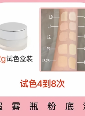 NARS纳斯超雾瓶粉底液试色小样
