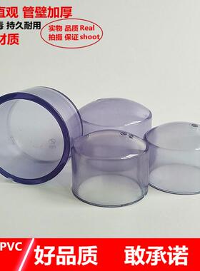 国标 U-PVC透明管帽透明UPVC水管堵头闷头 闷盖 环保给水化工管件