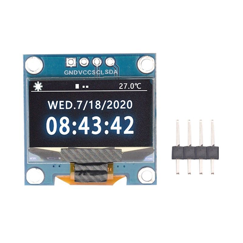 0.96寸OLED显示屏新版SSD1315驱动IIC I2C通信串口液晶屏模块黄蓝,淘宝优惠券,粉丝福利购,淘宝优惠卷