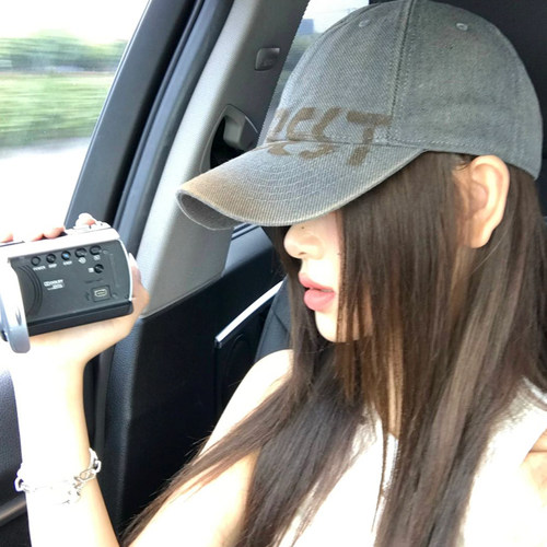 美式复古字母灰色棒球帽女高级感宽檐大头围显脸小百搭鸭舌帽子男 - 图2