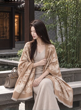 老钱风披肩外搭女2026新款