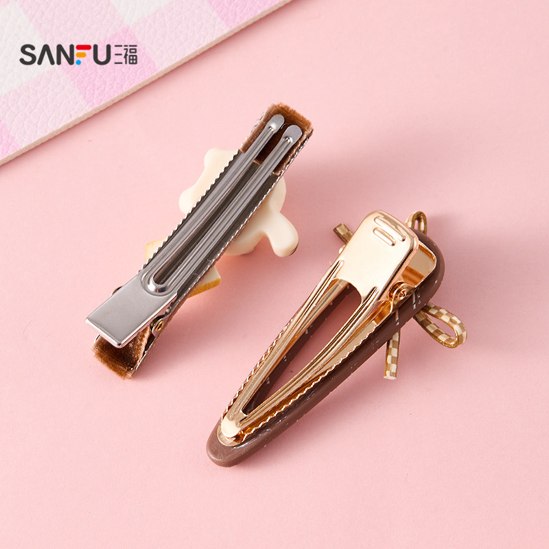 三福面包猫多款鸭夹一对 可爱时尚休闲发饰配饰发夹848085,淘宝优惠券,粉丝福利购,淘宝优惠卷