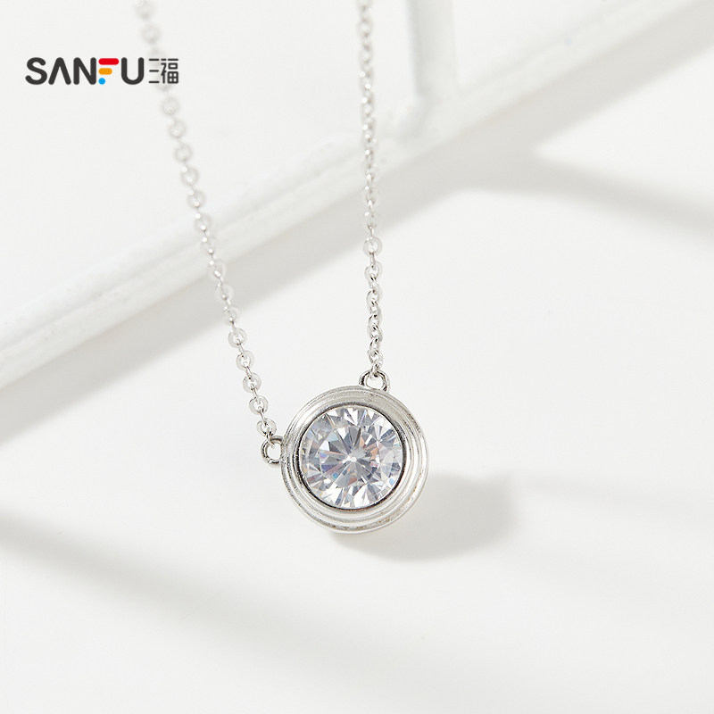 三福925银项链小鼻嘎简约八心八箭锁骨链优雅首饰配饰链条842840,淘宝优惠券,粉丝福利购,淘宝优惠卷