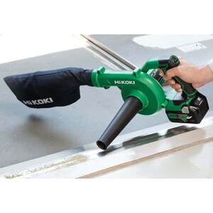 原日立高壹手提鼓风机RB18DC充电式吹吸风两用吹灰工业除尘器18V