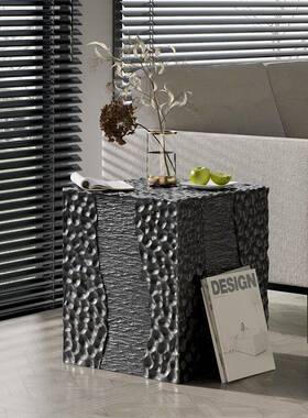 左顾式极简风边几意现代艺术感家居品落地摆件几饰茶几方DS-2023-