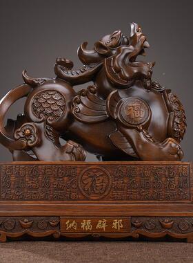 貔貅摆件一对客电厅视柜博古架玄关摆设办公tb-60451装室老板饰桌