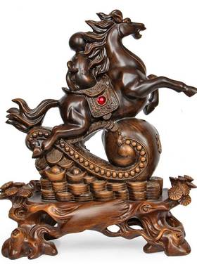 生号肖猴创意礼物封js_1777招财大如意马上侯客厅乔迁家居酒柜摆