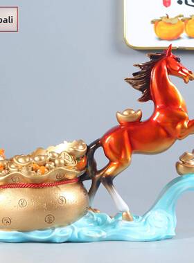 奢红酒架马成功摆件乔VAT新轻居家到居迁客厅酒柜葡萄酒架装饰餐