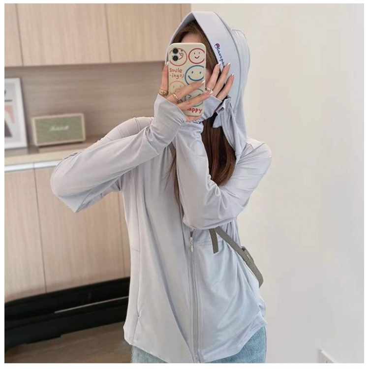 sy【男女同款】品牌防晒衣夏季冰丝薄款旅游上衣潮牌带帽子衣服_牧都兰严选_女装/女士精品-第2张图片-提都小院