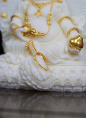 速发黄果财神佛像件像藏传密宗财神菩萨如法庄严佛工艺品摆神佛像