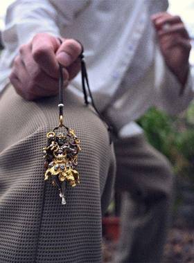 大黑天吊坠佛像造像立体手办挂坠项链重工国潮复古高级感男