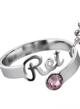 韩国女团戒指吊坠项链安宥真张元英金秋天直井怜应援周边首饰