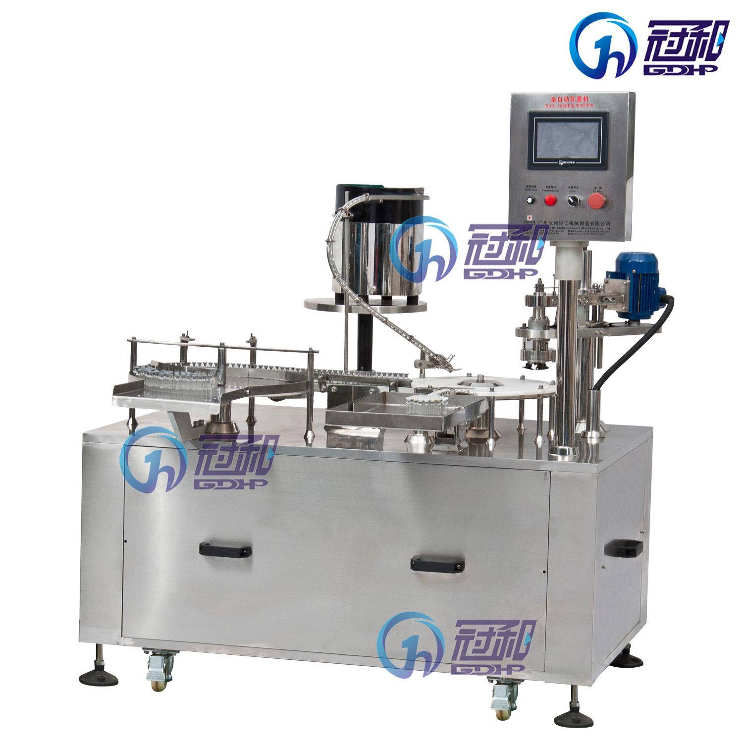 口服液灌装扎盖一体机西林瓶灌装机广州灌装机开塞露 - 图0