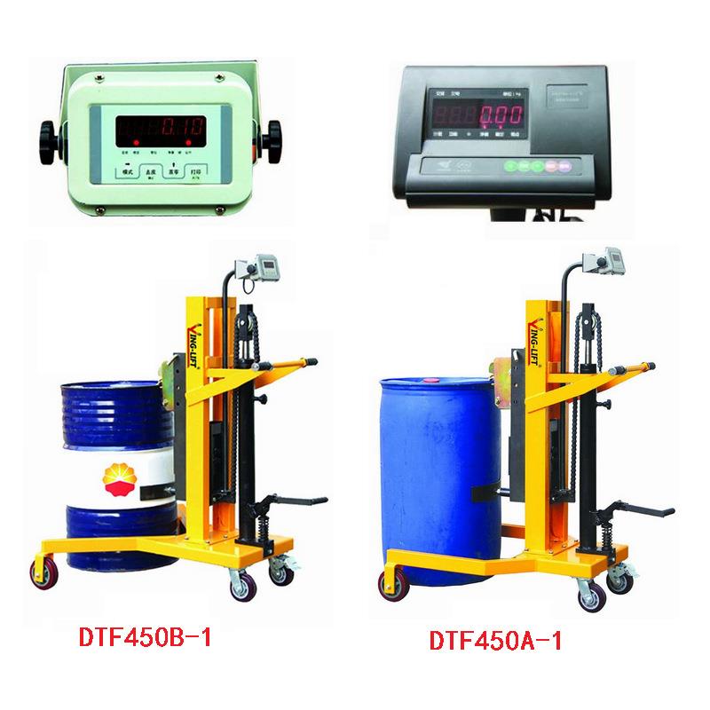 手动油桶翻转车倒料车液压式半电动油桶装卸车升高车全电动 - 图2