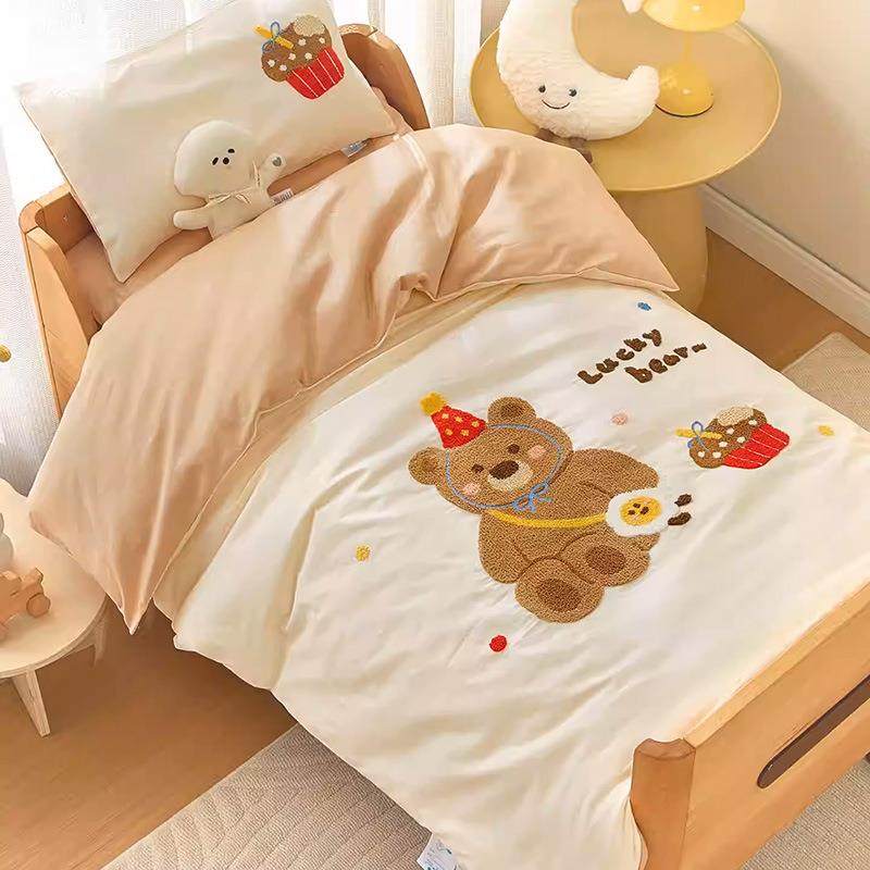 儿童8352幼儿园子三件套入被褥被六件套午睡园床品七用件套宝宝专,淘宝优惠券,粉丝福利购,淘宝优惠卷