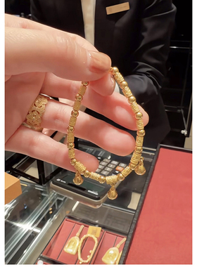 古法金色  老铺同款铃铛手链  40201  402