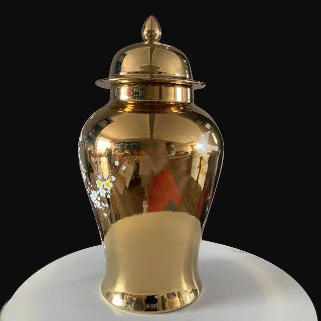 新中式家居饰品客厅陶瓷花瓶工艺品摆设罐子落地摆件样板房软装饰,淘宝优惠券,粉丝福利购,淘宝优惠卷