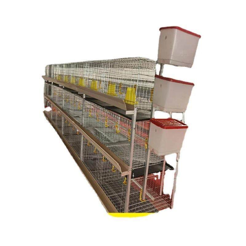 肉鸡笼镀锌防锈自动H型立式雏肉两用鸡笼农用畜牧含托粪盘塑料网,淘宝优惠券,粉丝福利购,淘宝优惠卷