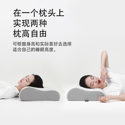 如叶记忆棉枕头深度深睡男女学生家用颈椎专用枕芯 - 图1