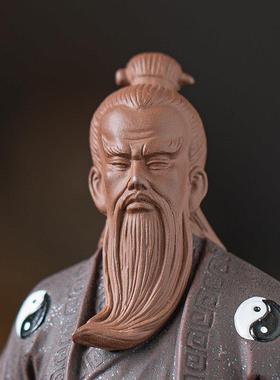 仙风道骨太极张三丰摆件陶瓷禅意人物家居客厅茶室桌面装饰工艺品