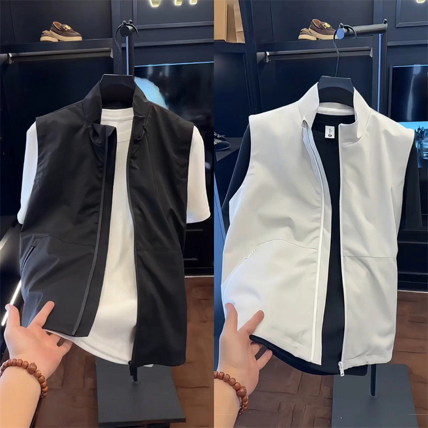 高端软壳立领马甲外套男士2025新款春秋季休闲无袖冲锋衣坎肩男款,淘宝优惠券,粉丝福利购,淘宝优惠卷