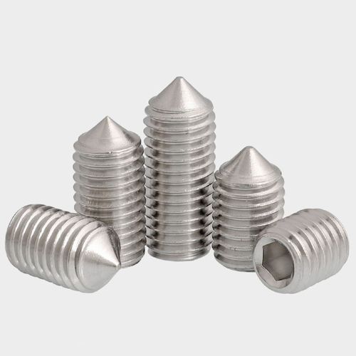 M6M8M10无头螺丝不锈钢316尖端机米紧定螺丝钉*6x8x12x16x25x30mm - 图1