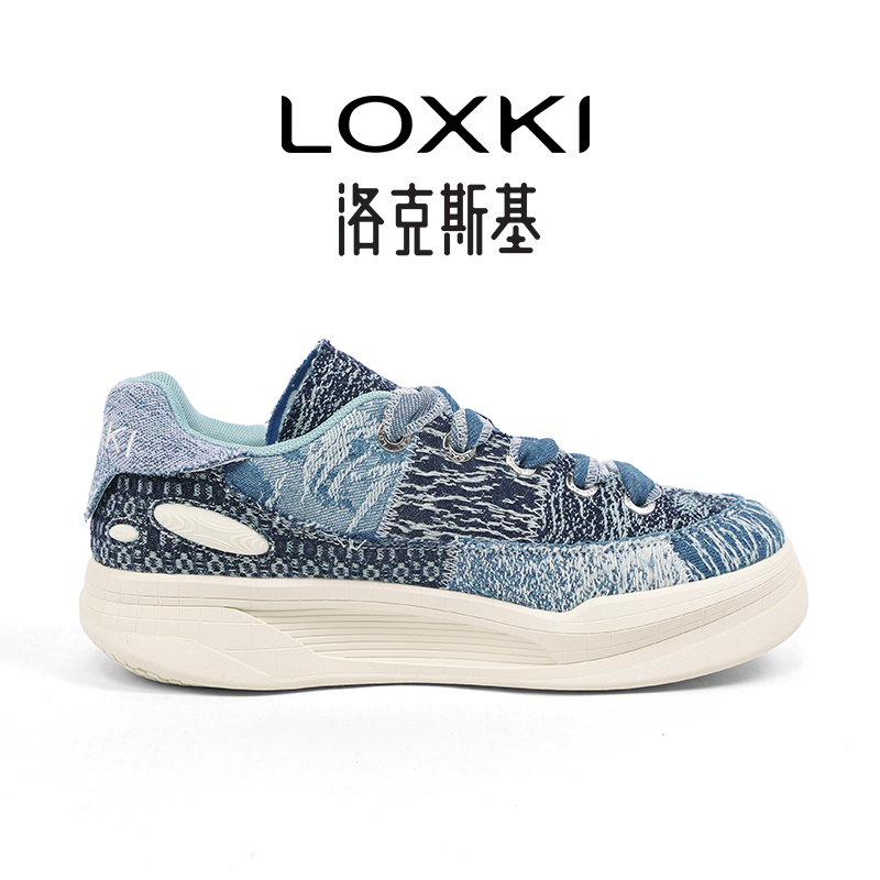 LOXKi洛克斯基Alpha小圆鞋Lite帆布款潮鞋百搭休闲板鞋男款春秋新