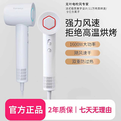 Hanweys 法国汉威斯无叶高速电吹风机家用护发大功率 - 图0