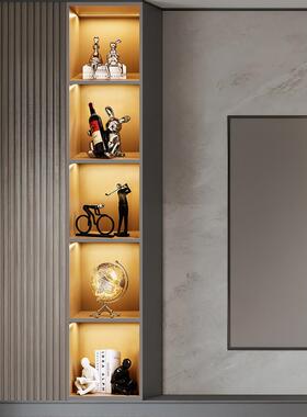 轻奢客厅创意现代简约假书仿真书书房酒柜家居装饰品书挡人物摆件