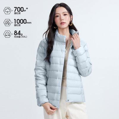 骆驼户外羽绒服2026新款女款轻薄保暖高蓬冲锋衣内胆立领外套