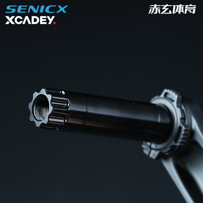 XCADEY功率计驭勇XR3曲柄二代四爪BCD110封闭盘牙盘DUB铝轴心套装 - 图3