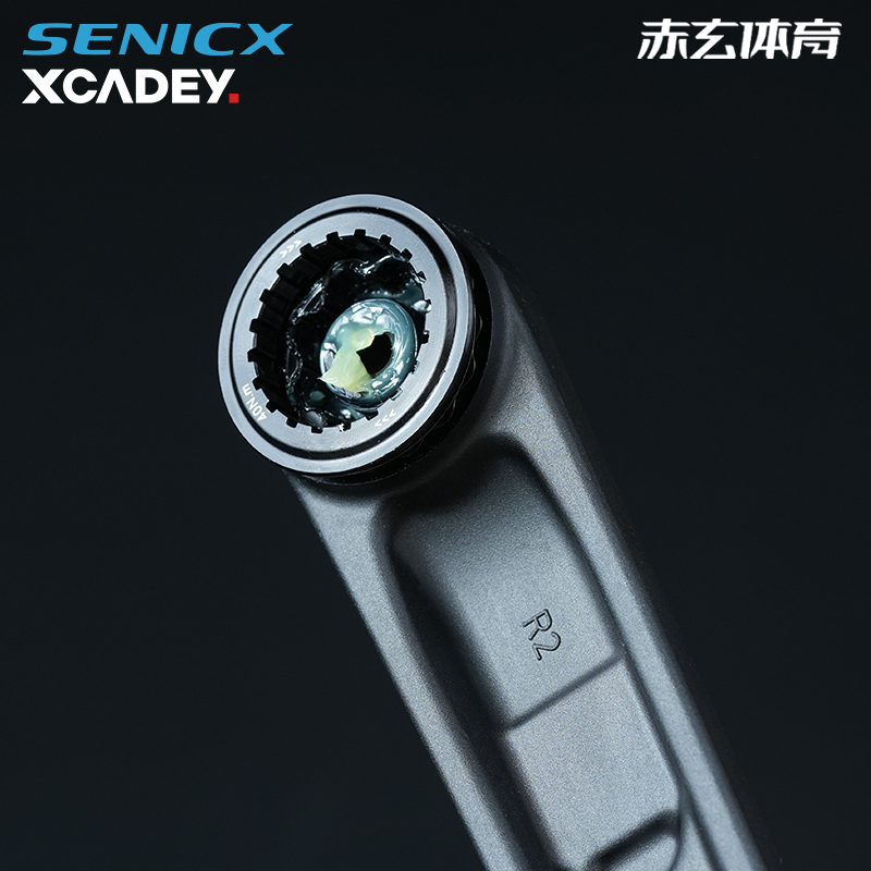 XCADEY功率计驭勇XR3曲柄二代四爪BCD110封闭盘牙盘DUB铝轴心套装 - 图2