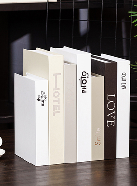 速发简约假书书装影书摆件道具书壳模型拍照摄饰创意摆设品盒