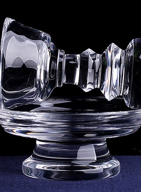 速发水净体白水晶护法杯 桌面供新杯摆件 高档烛台灯油酥油灯底座