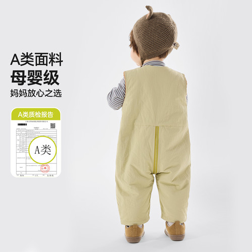 dudujia宝宝背带裤冬款男童连体衣可爱女宝衣服洋气男宝童装衣服 - 图2