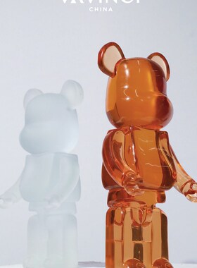 速发轻奢蓝色熊摆件意创样板间客厅电视卧书房柜室装饰品摆设