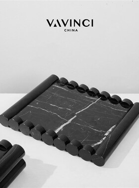 速发新品件奢洞石大理石托样摆轻盘板房售楼处客厅酒店创意装饰品