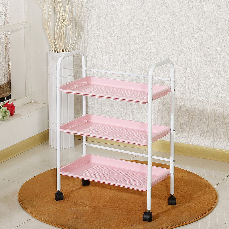 欧式美容推车不锈钢工具s车落地收纳置物架家用储物整理小拉车特,淘宝优惠券,粉丝福利购,淘宝优惠卷