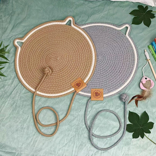 猫窝夏季凉垫猫咪凉席垫子猫抓垫耐磨耐抓睡觉用凉窝猫抓板垫 - 图1