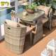 Outdoor tables, chairs, dining tables, and outdoor tables, storage tables, outdoor courtyards, households, A-051, outdoor iron art rest