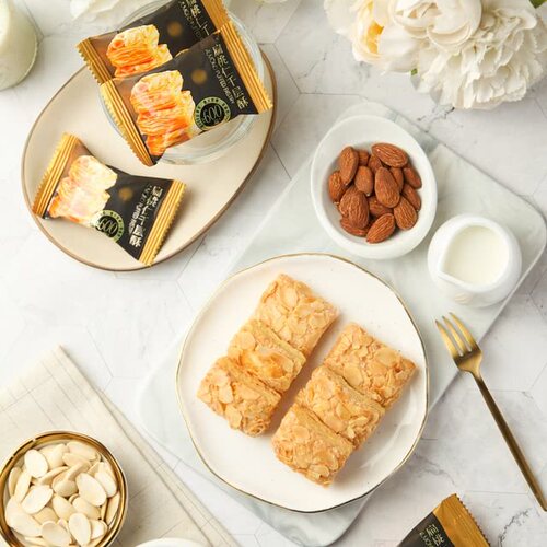 Member's Mark山姆超市扁桃仁千层酥松塔饼干下午茶休闲解馋零食 - 图0
